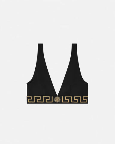 Nylon-Blend Bikini Top