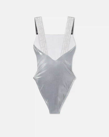 Metallic One-Piece Swimsuit