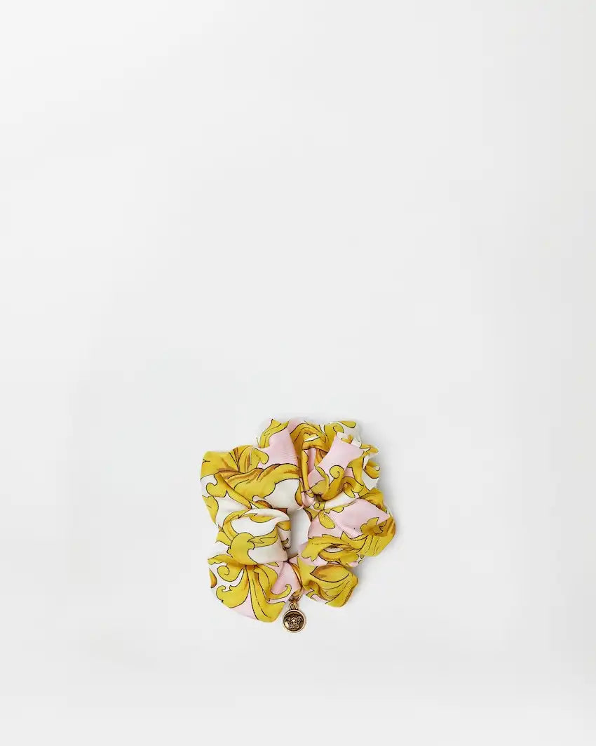 Printed Silk Scrunchie