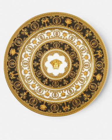 I â?Baroque Black Charger Plate 33 cm