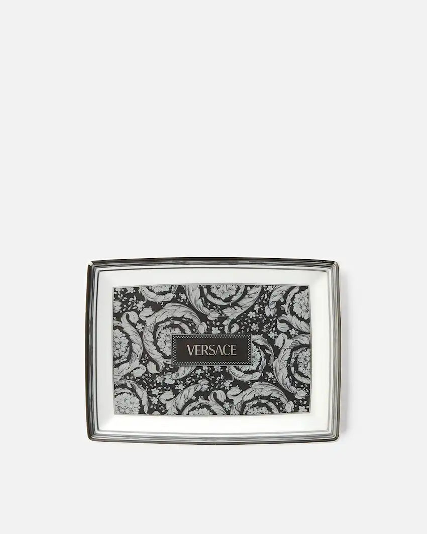Barocco Haze Rectangular Tray 18 cm