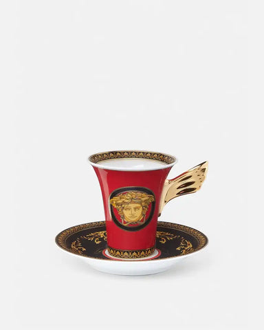 Medusa Red Coffee Set 180 ml