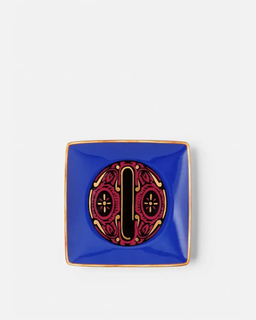 Versace Alphabet O Small Square Plate 12cm