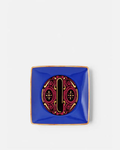 Versace Alphabet O Small Square Plate 12cm