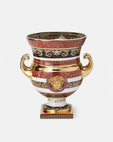 Medusa Red Amphora Vase 24.4 cm
