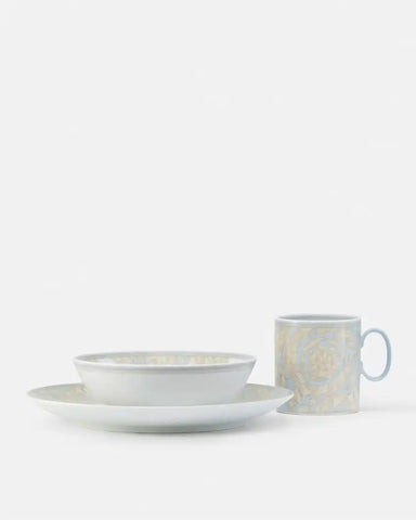 Kids Barocco Blue Baby Dining Set