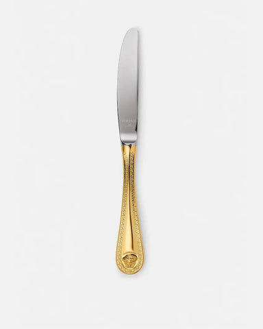 Medusa Gold Dinner Knife