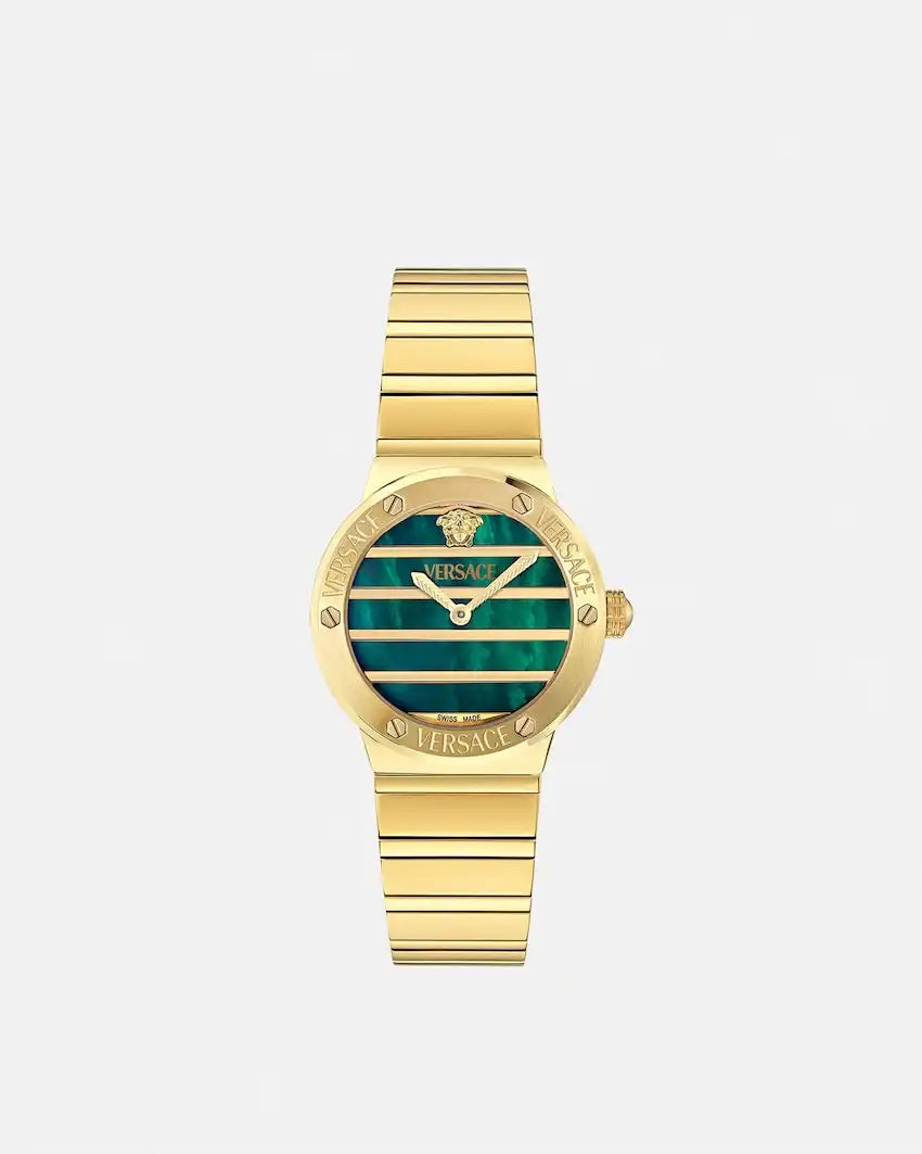 Greca Logo Pearl Watch